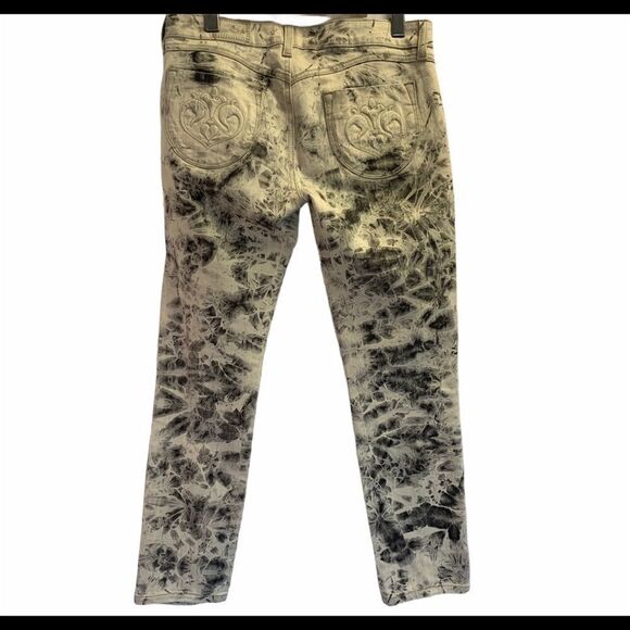Siwy Hannah contoured slim crop tie-dye jeans Sz30 - Picture 3 of 10